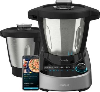 Cecotec Cecotec Robot De Cocina Multifunci&oacute;n Mambo 11090 Habana. 1600 W, 37 Funciones, App, B&aacute;scula, Jarra Antiadherente Habana Y Jarra De 3,3 Litros De Acero