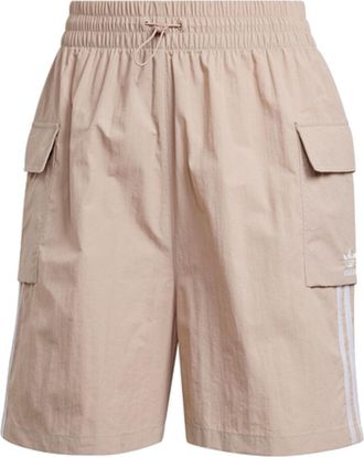adidas (WMNS) adidas Adicolor Cargo Shorts Asia Sizing Brown JH1074