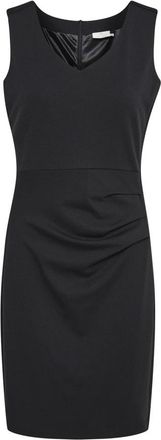 Kaffe Midnight Marine Sara Jurk Gedrapeerd Model - Dames - Korte kleedjes - Zwart - XL - Kleedjes
