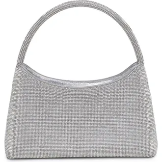 Urban Expression Embellished Top Handle Bag in Silver at Nordstrom Rack