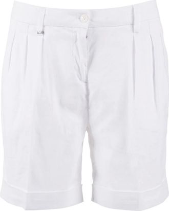 Fay Casual Shorts, male, White, Size: W26 Bermuda Chino T.Tocapo 3 Pinces