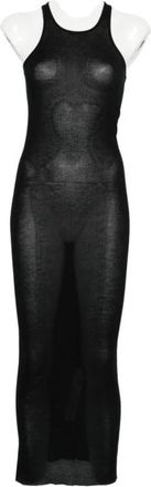 Rick Owens Maxi Dresses, female, Black, S, Rick Owens Dresses Black