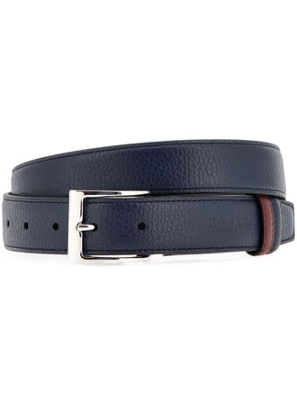 Hogan Leren riem - Blauw