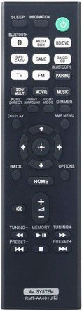 OEM Mando A Distancia Compatible Con Los Amplificadores Av Rmt Aa401u Bd Str-dh190, Str-dh590, Str-dh790, Ht-x9000f Y Sawx9000f