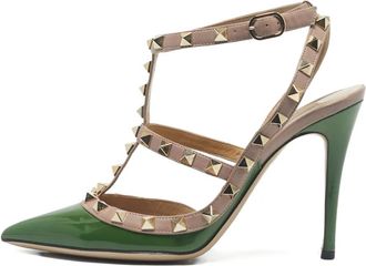 Valentino Garavani Pumps Rockstud con cinturino a T - Toni neutri