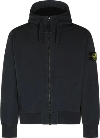 Stone Island Truien - Heren - Vesten met rits - Blauw - XS - Hoodies & sweatvesten