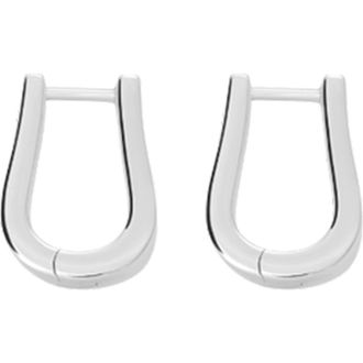 Lucy Quartermaine Petal Hoops Small in Sterling Silver at Nordstrom