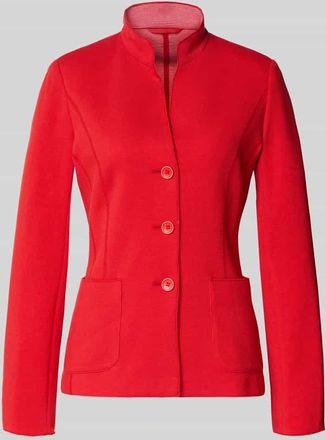 White Label Slim Fit Blazer mit Stehkragen in Rot, Gr&ouml;&szlig;e 34