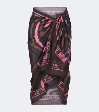 Pucci Marmo cotton beach cover-up