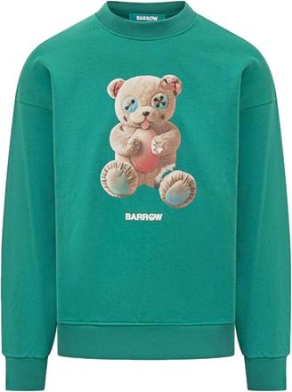 Barrow Felpa - Heren - Sweatshirts - Groen - XS - Katoen - Hoodies & sweatvesten