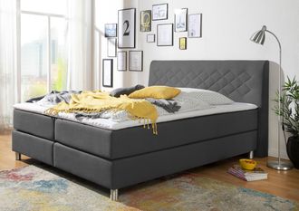 Inosign Boxspringbett »Parla« incl. Topper, 4 Farben in 4 Breiten, 2 Härtegraden, 3 Matratzenarten