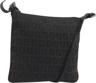 Fendi Pre-owned Leren Cross Body Bag - Dames - Vintage Schoudertas - Zwart - ONE Size - Leer - Vintage