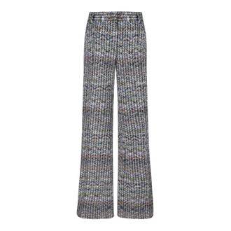 Missoni Gebreide Wijde Broek - Dames - Wijde Broeken - Veelkleurig - XS - Broeken