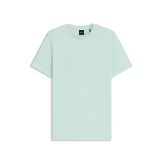 BOSS Cotton-jersey T-shirt with large logo print