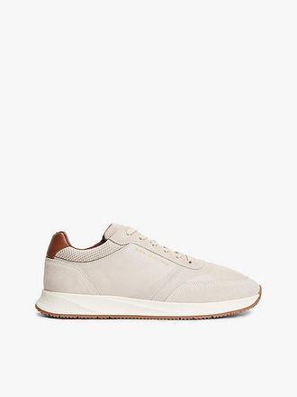 Tommy Hilfiger Suede Mixed Texture Trainers