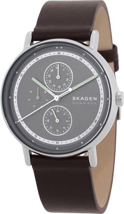 Skagen Signatur Multifunction Quartz Grey Dial Mens Watch SKW6941