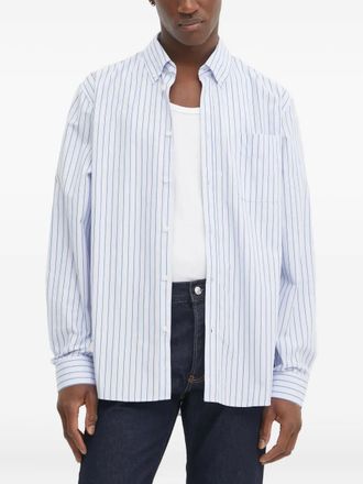 Les Deux Gestreept overhemd - Blauw