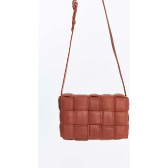 FURNIQ Hoxton Woven Suede Handbag in Cognac Brown at Nordstrom