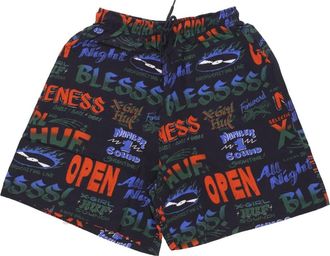 HUF Sound Resort Short X - Dames - Bermuda - Veelkleurig - L - Rayon - Korte Broeken