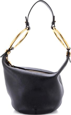 Chlo&eacute; Bracelet Zip Leather Small shoulder bag - Zwart