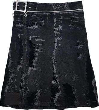 Jean Paul Gaultier Gonna plissettata - Nero