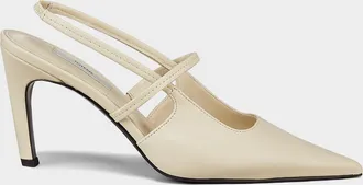 Toteme 85MM Leather Slingback Pumps