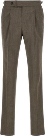 Pal Zileri Wool Blend Broeken - Heren - Nette broeken - Bruin - 3XL - Broeken