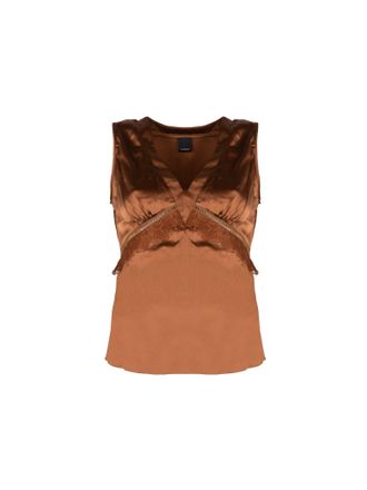 Pinko Pinko Top Sabino Vrouw bruin