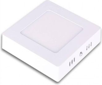 Trade Shop Trade Shop Traesio - Trade Shop - Pannello Plafoniera Led 6w Quadrato Pvc Luce Bianco Caldo Freddo Naturale P120