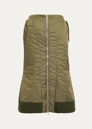 Simone Rocha Padded Sculpt Midi Bomber Skirt