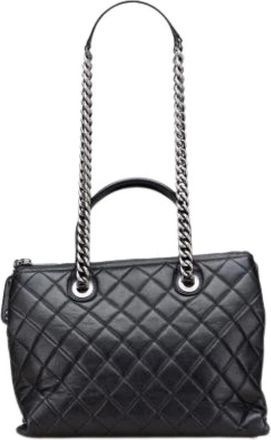 Chanel Pre-owned Vintage Schoudertas - Dames - Vintage Schoudertas - Zwart - ONE Size - Leer - Vintage