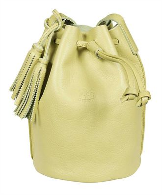 IL BISONTE Leather Bucket Bag
