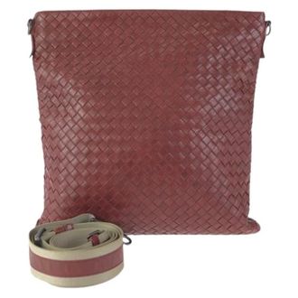 Bottega Veneta Pre-owned Cross Body Bags, male, Red, Size: ONE SIZE Pre-owned Vintage Messenger Bag