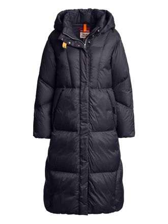 Parajumpers Liu hooded quilted down coat - women - Recycled Polyamide/Polyamide/Duck Down/Duck Feathers - L - Blue