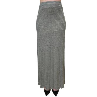 Twinset Maxi Skirts, female, Green, Size: XS Twin-set Skirts