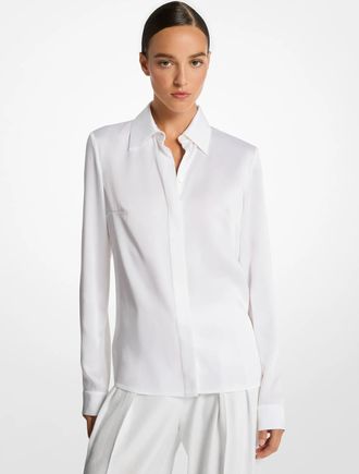 Michael Kors Hansen Charmeuse Shirt