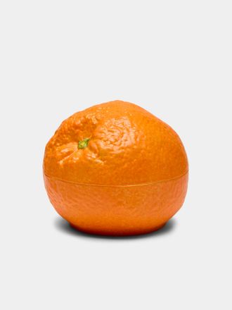 Augarten Wien Hand-Painted Porcelain Orange Dish