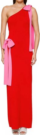 The Wolf Gang Tacha Dress In Red