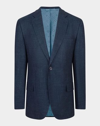 Stefano Ricci Men & apos;s Textured Wool Blazer