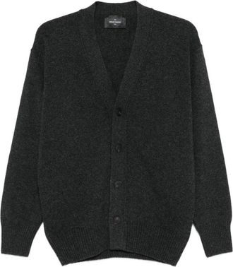 Gran Sasso Chunky Knit Cardigan With V-Neckline