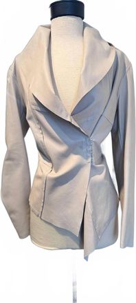 Gimos Womens Shawl Wrap Jacket In Bone