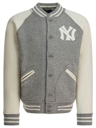 Polo Ralph Lauren Yankees Cardigan In Wool