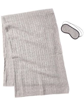 Sofiacashmere Cashmere-Blend Cable Travel Set