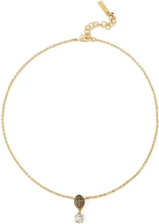 Kurt Geiger Eagle Gemstone Pendant Necklace in Gold/crystal at Nordstrom
