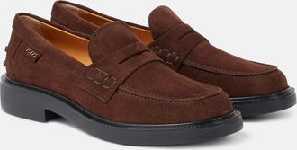 Tod's Suede penny loafers