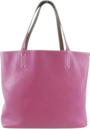 Herm&egrave;s Pre-owned Vintage Tote Bag - Dames - Vintage Shopper - Roze - ONE Size - Leer - Vintage