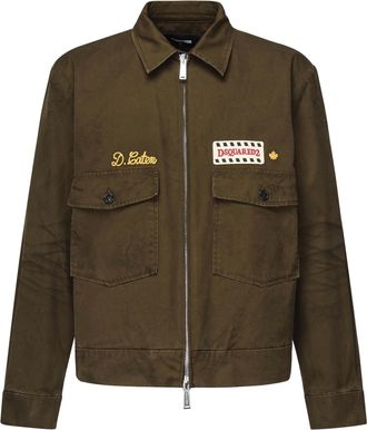 Dsquared2 Zip-up Jacket With Logo