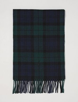 Polo Ralph Lauren Tartan Plaid Wool Scarf