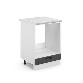 Vicco Armario Para Horno Empotrado Fame-line, Antracita Casa De Campo, 60 Cm, Et M&aacute;rmol Vicco