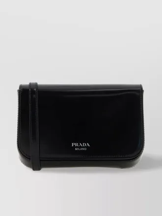 Prada leather crossbody bag
